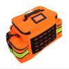 Lightning X Mid-Sized First Responder EMT Bag | LXMB25 | Fully Stocked w/ 248+ First Aid Supplies + Trauma Pak w/C.A.T. Tourniquet & QuikClot - Orange view 4