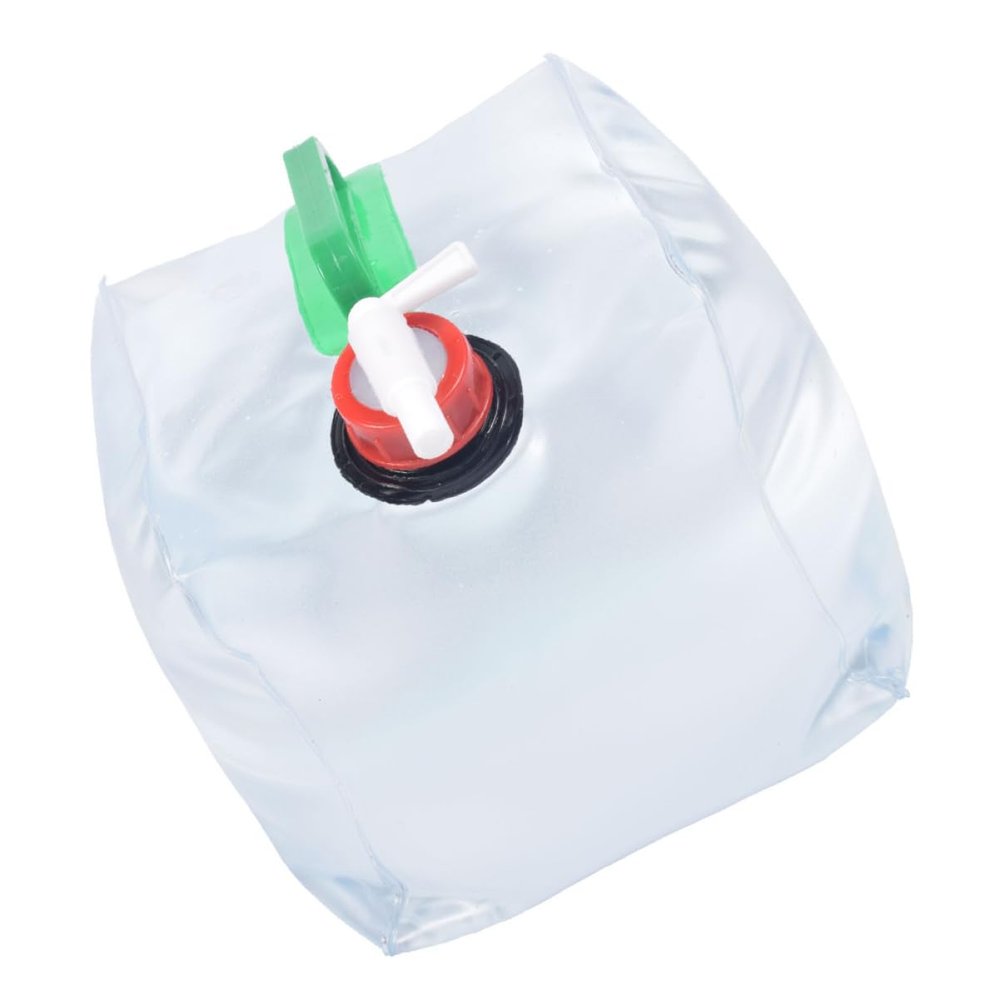 Parliky 1pc Convenient PVC Water Storage Bag Collapsible Outdoor Water Container for Camping Hiking and Emergency Use Lightweight and Easy to Transport