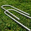 Net World Sports Forza Soccer Goal U-Pegs | Ultra Heavy Duty (0.3in Steel (10in Long), Pack of 50), Silver view 1