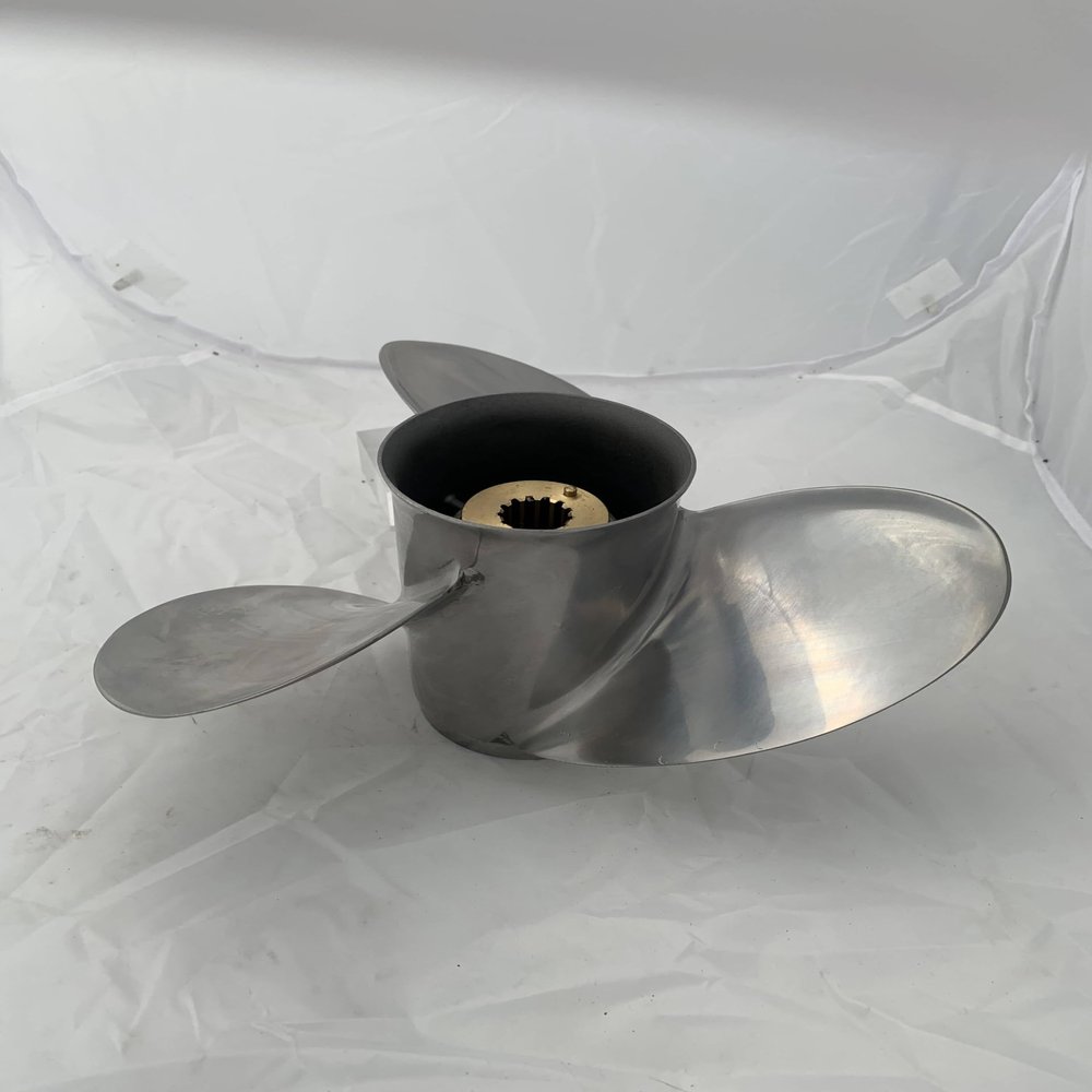 BARDOVEN SS 30-60HP 10-3/8X14 Stainless Steel Propeller 13 Tooth Prop for Mercury Outboard Motor