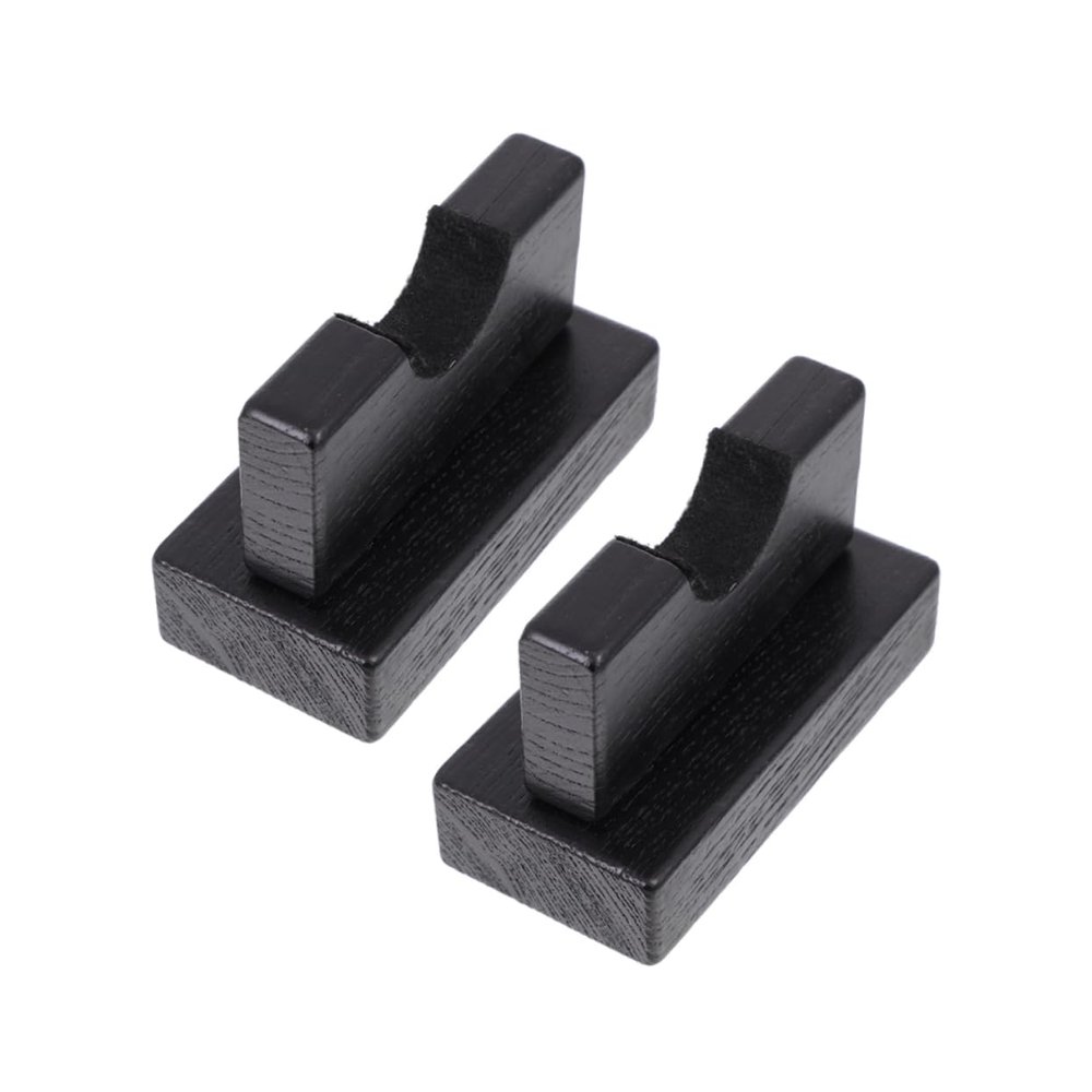2pcs Wooden Baseball Bat Holder Stand Durable Stick Display Rack for Ice Hockey and Softball Elegant Design for Home Garage Storage