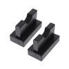 2pcs Wooden Baseball Bat Holder Stand Durable Stick Display Rack for Ice Hockey and Softball Elegant Design for Home Garage Storage view 1