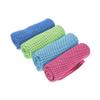 HANABASS 4pcs Portable Instant Cooling Towels Microfiber Ice Towels for Yoga Sports Gym and Outdoor Activities Breathable Sweat Wiping Light Blue Green view 1