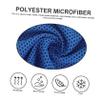 HANABASS 4pcs Portable Instant Cooling Towels Microfiber Ice Towels for Yoga Sports Gym and Outdoor Activities Breathable Sweat Wiping Light Blue Green view 3