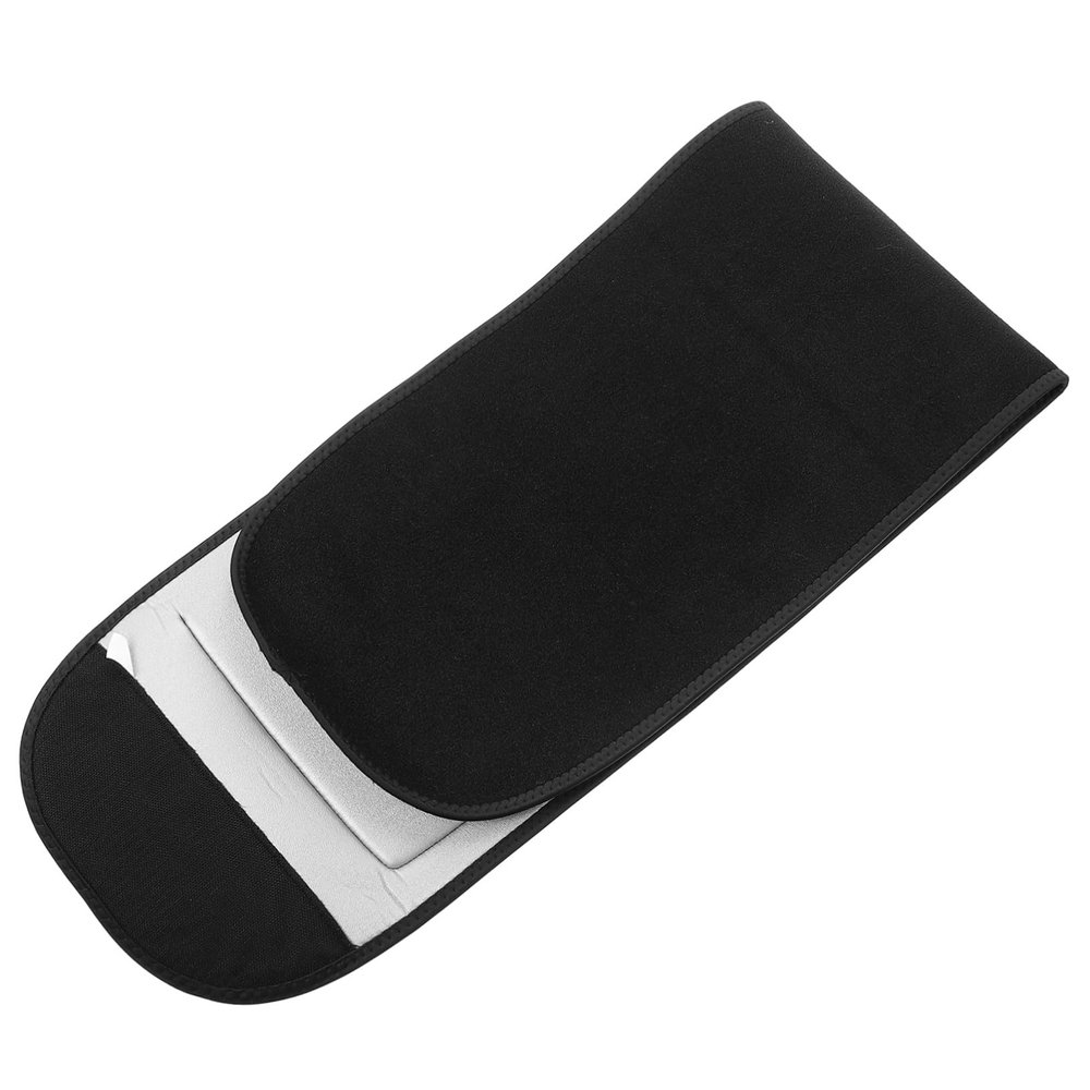 GOOHOCHY 1pc Women Fitness Waist Support Belt Breathable and Quick-drying Waist Trainer for Running Yoga and Gym Workouts for Enhanced Toning and Lower Back Support Black