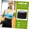 GOOHOCHY 1pc Women Fitness Waist Support Belt Breathable and Quick-drying Waist Trainer for Running Yoga and Gym Workouts for Enhanced Toning and Lower Back Support Black view 2