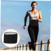GOOHOCHY 1pc Women Fitness Waist Support Belt Breathable and Quick-drying Waist Trainer for Running Yoga and Gym Workouts for Enhanced Toning and Lower Back Support Black view 3