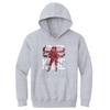 500 LEVEL Patrick Kane Youth Hoodie Sweatshirt - Patrick Kane Detroit Landmark WHT (Gray, Medium) view 1