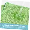 GOOHOCHY 4pcs Cooling Yoga Towels Soft Absorbent Microfiber Ice Towels for Sports Gym Running and Yoga Quick Dry Lightweight Summer Gifts Sky Blue Bright Purple and Light Gray view 2