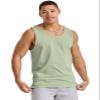 Hanes Originals Tri-Blend Top, Lightweight Men, Sleeveless Tank Shirt, Mint to BE Green PE Heather, M view 1