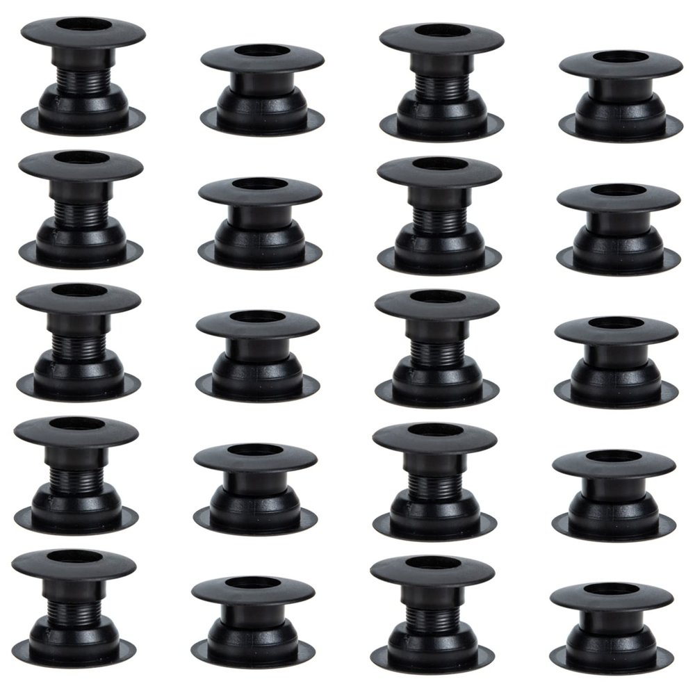Parliky 10pairs Foosball Table Parts Bushings Plastic Bearings for Football Machine Rods