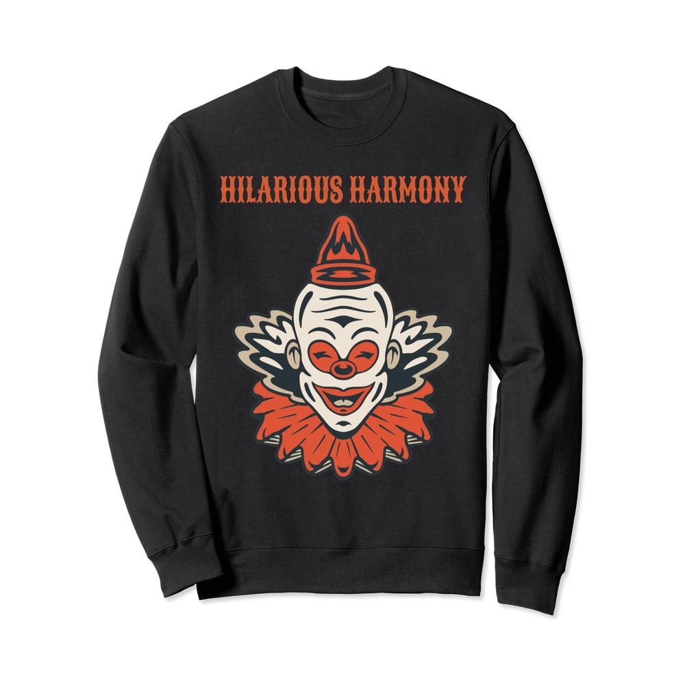 Circus Clown Funny Scary Creepy Jester Spooky Carnival Joker Sweatshirt