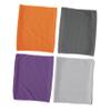 GOOHOCHY 4pcs Cooling Towels Skin-Friendly Microfiber Towels for Sports Yoga and Gym Super Absorbent Quick-Drying Lightweight for Travel and Outdoor Activities Grey Purple Orange view 1