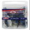 Luck E Strike Swim N Minnow Soft Plastic Lures with Curl Tails (8 Pack) 2-1/2 Inch, Premium Plastic Swimbaits, Thunderstorm view 2