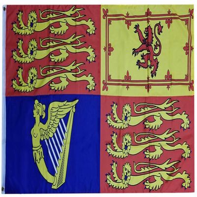 12X18 UK United Kingdom Royal Standard Woven Poly Nylon BOAT Flag Banner