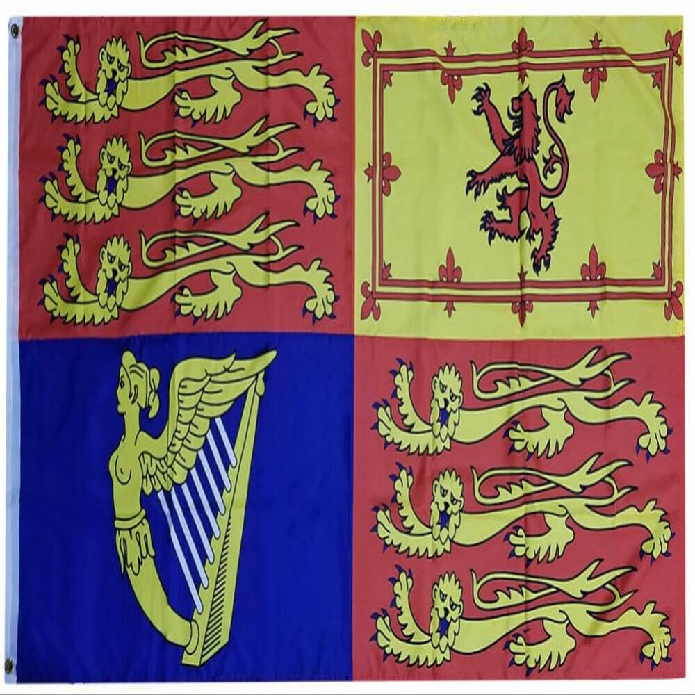 12X18 UK United Kingdom Royal Standard Woven Poly Nylon BOAT Flag Banner