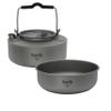 Kuvik 600ml (20.3 oz) Titanium Kettle & 650ml (22 oz) Titanium Bowl Bundle view 1