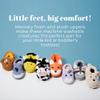 Dearfoams Kids Toddlers Whimsical Animal Critter Washable Slipper, Purple Unicorn, 13 US Unisex Big view 2