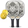212 Main Pickleball Paddle Set - Egyptian Cat Level Up Pickleball Rackets, Pickleball Net Set, Carbonfiber Graphite view 1