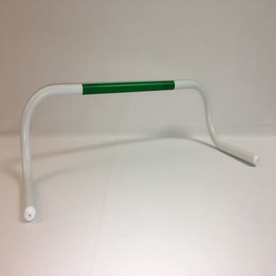 212 Main Return-to-Right Hurdles - 8 in. H, Green-White