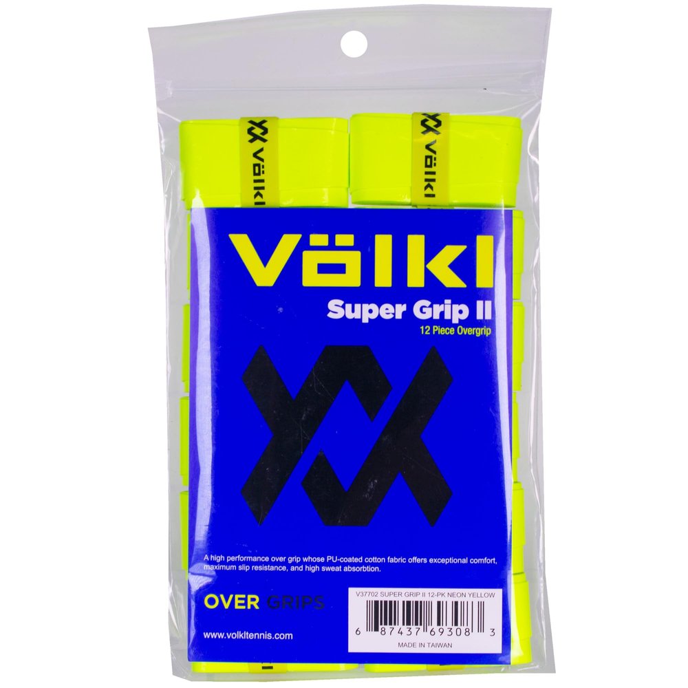 Volkl Super Grip II | Cotton | Overgrip | High Performance Tennis Grip