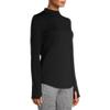 Cuddl Duds ClimateRight Women's Long-Sleeve Plush Warmth Mock Neck Base Layer Top (Warmer) (US, Alpha, XX-Large, Regular, Regular, Black) view 2