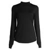 Cuddl Duds ClimateRight Women's Long-Sleeve Plush Warmth Mock Neck Base Layer Top (Warmer) (US, Alpha, XX-Large, Regular, Regular, Black) view 3