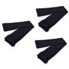 Healeved 3pcs Sports Leg Sleeves for Basketball and Cycling Knee Support Compression Sleeves Black for Youth and Adults view 1