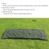 gernie Fleece Sleeping Bag Breathable Machine Washable Hygroscopicity Multipurpose Camping Sleeping Bag for Hiking (Army Green), gernie9g1kwyuhtm-11 view 4