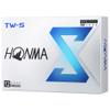 Honma Golf Ball TW-X TW-S 2024 Model 1 Dozen 12 Balls White Yellow 3 Piece Tour Spin Distance Soft Golf Balls Tour World BT2402 Honma TW-S_White (1 Dozen) view 1