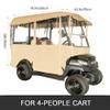 VEVOR Golf Cart Enclosure, with 4-Sided Fairway Deluxe, 300D Waterproof Driving Enclosure with Transparent Windows, Fit for 2+2 Seats Golf Carts (Roof Up to 78.7''L) view 2