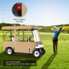 VEVOR Golf Cart Enclosure, with 4-Sided Fairway Deluxe, 300D Waterproof Driving Enclosure with Transparent Windows, Fit for 2+2 Seats Golf Carts (Roof Up to 78.7''L) view 4