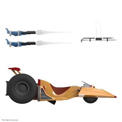 Super7 Ultimates SilverHawks Space Racer - 7" SilverHawks Action Figure with Accessories Classic Cartoon Collectibles and Retro Toys