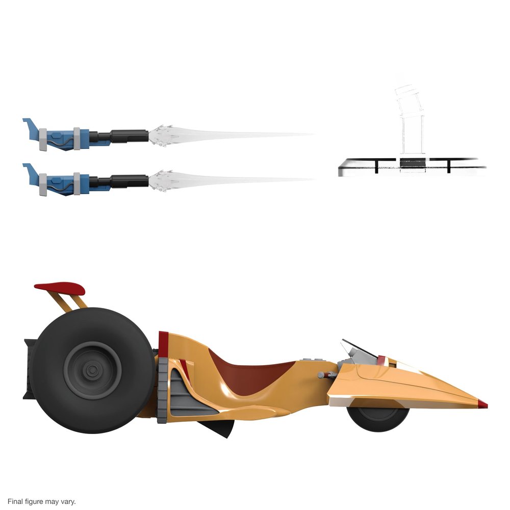 Super7 Ultimates SilverHawks Space Racer - 7" SilverHawks Action Figure with Accessories Classic Cartoon Collectibles and Retro Toys