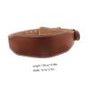Happyyami Breathable Fitness Waist Belt for Lower Back Support PU Brown view 2