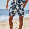 Big and Tall Swim Trunks for Men Surf Mens Swim Trunks Big and Tall Swim Trunks for Men 3XL Lined Swim Trunks for Men De BaO Hombre Swim Trunks Men No Mesh Liner view 3