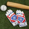 Spider Grip Premium Sheep Skin Baseball Softball Batting Gloves (Red/Blue, Medium) view 2