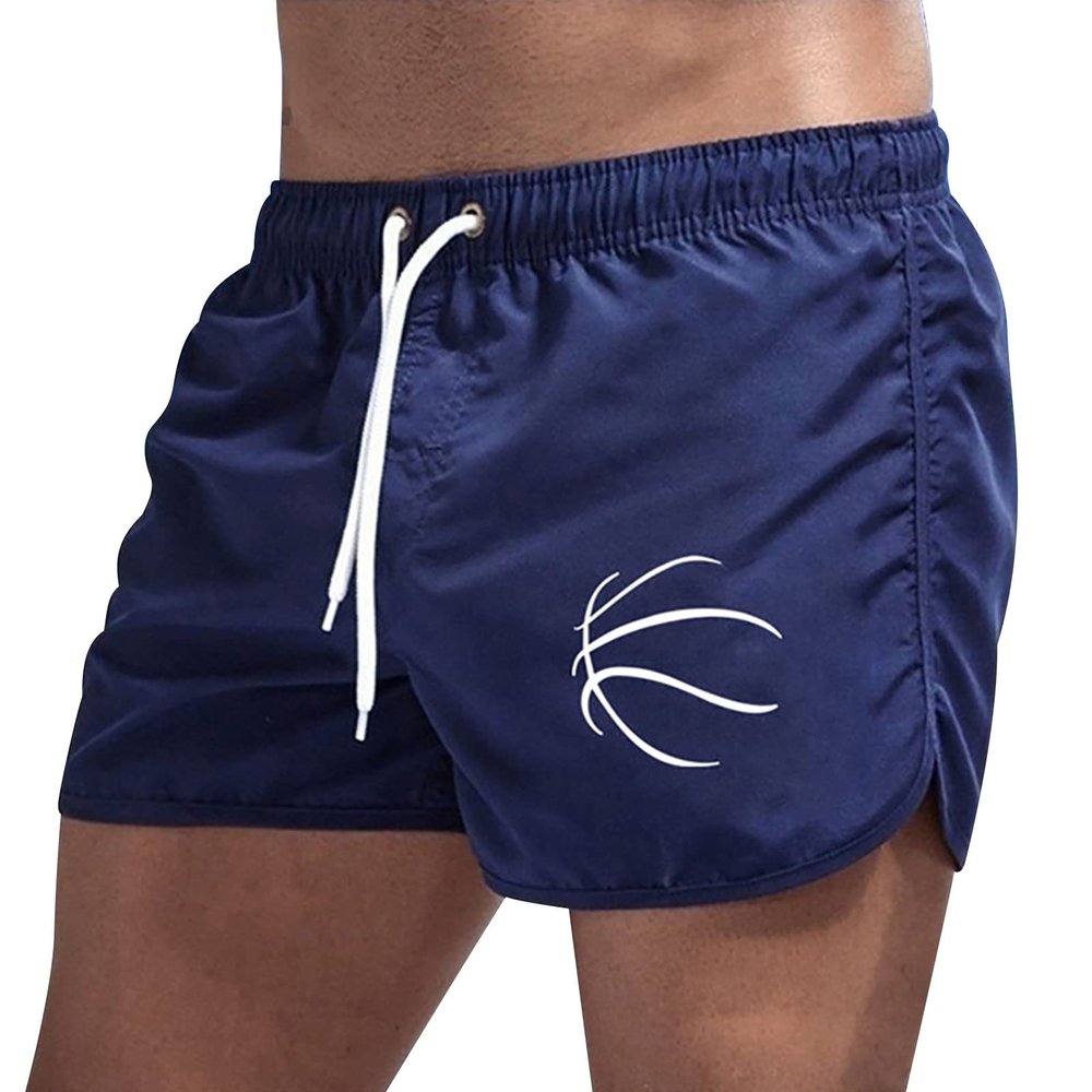 Bathing Suit Mens Trunks Mens Drag Suit Swimming Men Swim Trunks with Compression Liner 7 in No Mesh Swim Trunks Lap Swim Shorts Men Big and Tall Swim Trunks for Men 4XL Holiday Essentials B-Blue