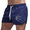 Bathing Suit Mens Trunks Mens Drag Suit Swimming Men Swim Trunks with Compression Liner 7 in No Mesh Swim Trunks Lap Swim Shorts Men Big and Tall Swim Trunks for Men 4XL Holiday Essentials B-Blue view 1