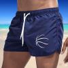 Bathing Suit Mens Trunks Mens Drag Suit Swimming Men Swim Trunks with Compression Liner 7 in No Mesh Swim Trunks Lap Swim Shorts Men Big and Tall Swim Trunks for Men 4XL Holiday Essentials B-Blue view 2
