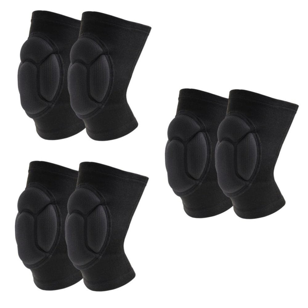 Kisangel 3pairs Dance Pads Knee Pads Thick Protective Gear for Roller Skating Volleyball Basketball and More Comfortable Lightweight Versatile for Active Use