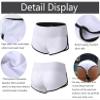 ENEESSI Women's Booty Shorts for Women Workout Butt Lifting Yoga Running Gym Shorts White/Black XS view 3