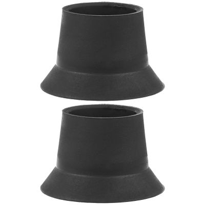 Healvian Trampoline Leg Cap Trampoline Pole Covers 2pcs Rubber Trampoline Parts Wear-Resistant Trampoline Replacement Rubber Trampoline Leg Caps
