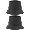 Healvian Trampoline Leg Cap Trampoline Pole Covers 2pcs Rubber Trampoline Parts Wear-Resistant Trampoline Replacement Rubber Trampoline Leg Caps