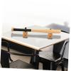 Kisangel 2pairs Wooden Baseball Bat Display Rack Horizontal Holder for Indoor Use for Collectors and Fans Easy to Clean Space-Saving Bat Hanger view 2