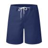 LCMTWX Swim Trunks Men Swimming Trunks Swim Trunks Men Without Mesh Liner Swim Trunks Mens American Shorts for Men Swimming Trunks for Men Light Blue Birthday Gifts for Men view 3
