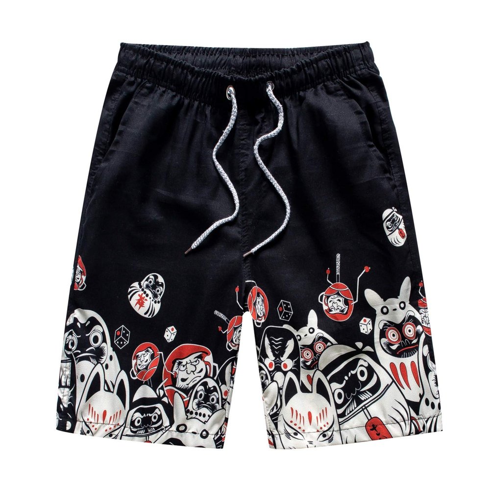 Swim Men Swim Trunks Boys Men's Swim Trunk Knee Length Volley Mens Swim Trunks Short Beach Shorts Mens Swim Trunks Men with Compression Liner Birthday Gifts for Men Black-a