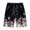 Swim Men Swim Trunks Boys Men's Swim Trunk Knee Length Volley Mens Swim Trunks Short Beach Shorts Mens Swim Trunks Men with Compression Liner Birthday Gifts for Men Black-a view 1