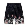 Swim Men Swim Trunks Boys Men's Swim Trunk Knee Length Volley Mens Swim Trunks Short Beach Shorts Mens Swim Trunks Men with Compression Liner Birthday Gifts for Men Black-a view 2