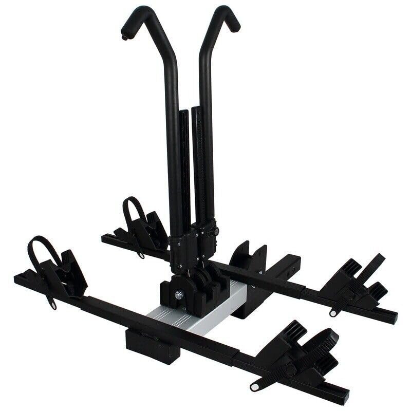 Hitch Tray Bike Rack Carrier 2 Bicycle 2" Receiver Foldable 90lb Capacity Steel